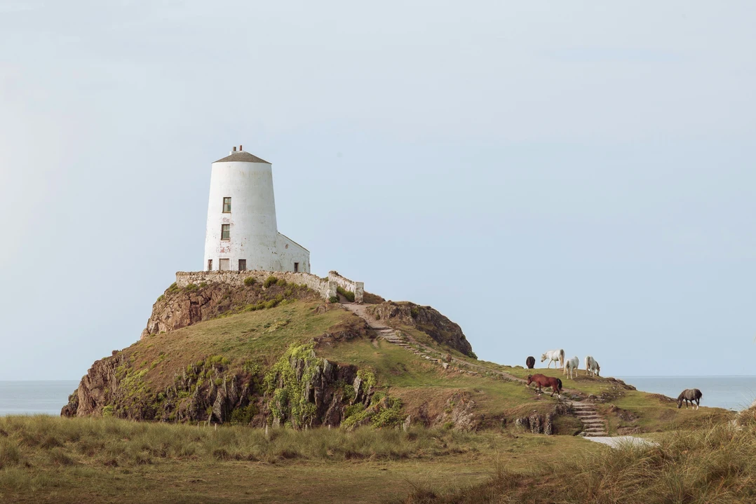The Twr Mawr Lighthouse Wales In Anglesey F